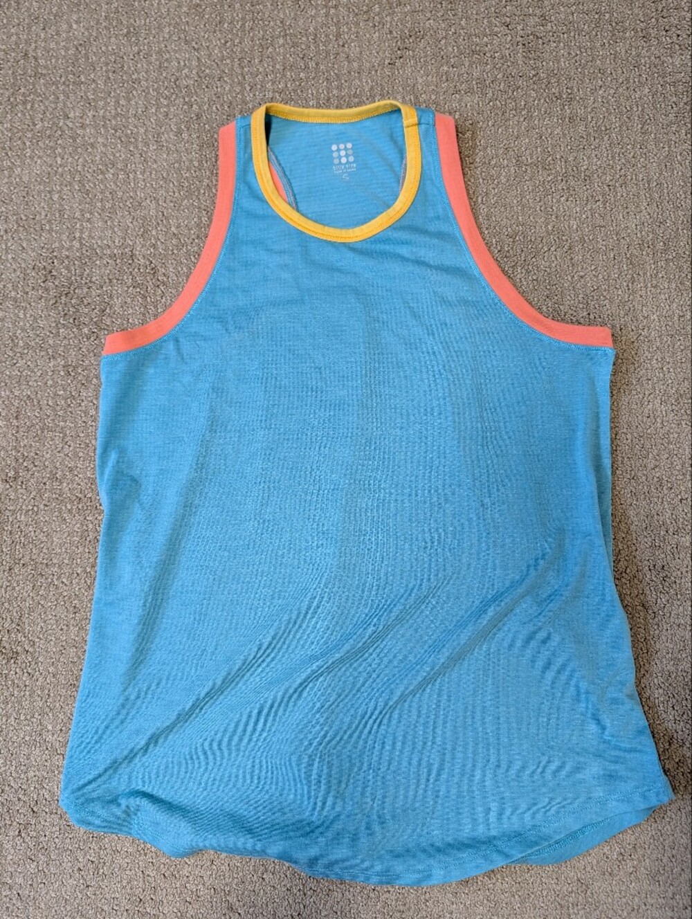Title Nine Notton Colorblock Sleeveless Casual Athletic Tank Top Women's Small
